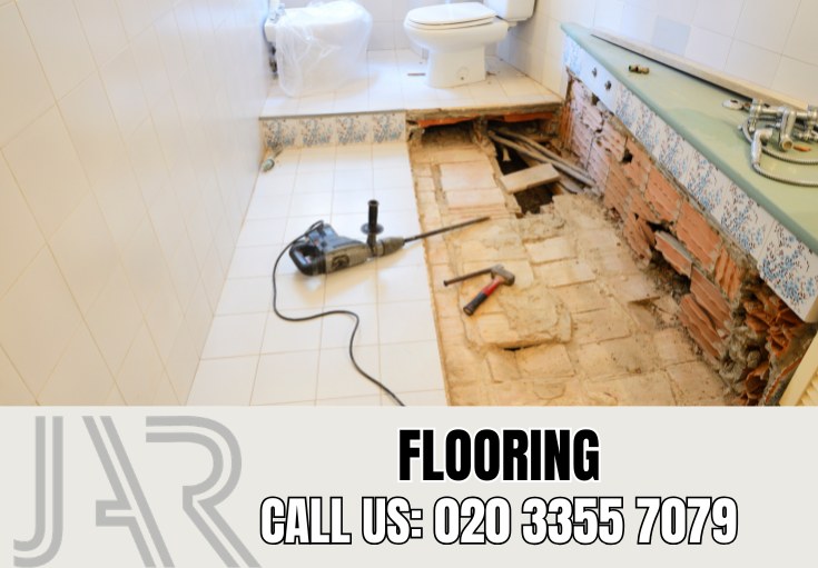 Bathroom Flooring Installation by Hamptonhill Bathroom Fitters